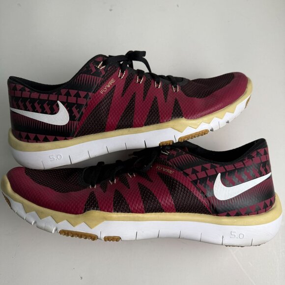 Nike Mens Sneakers Free 5.0 V6 AMP Florida State Seminoles Size 12 - Picture 3 of 12